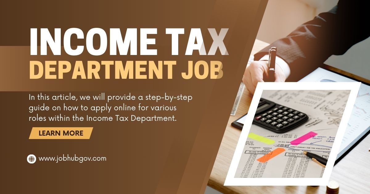 Income Tax Department Job Apply Online