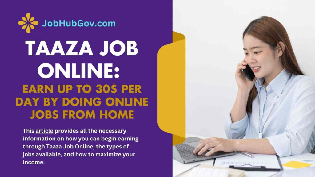 Taaza Job Online