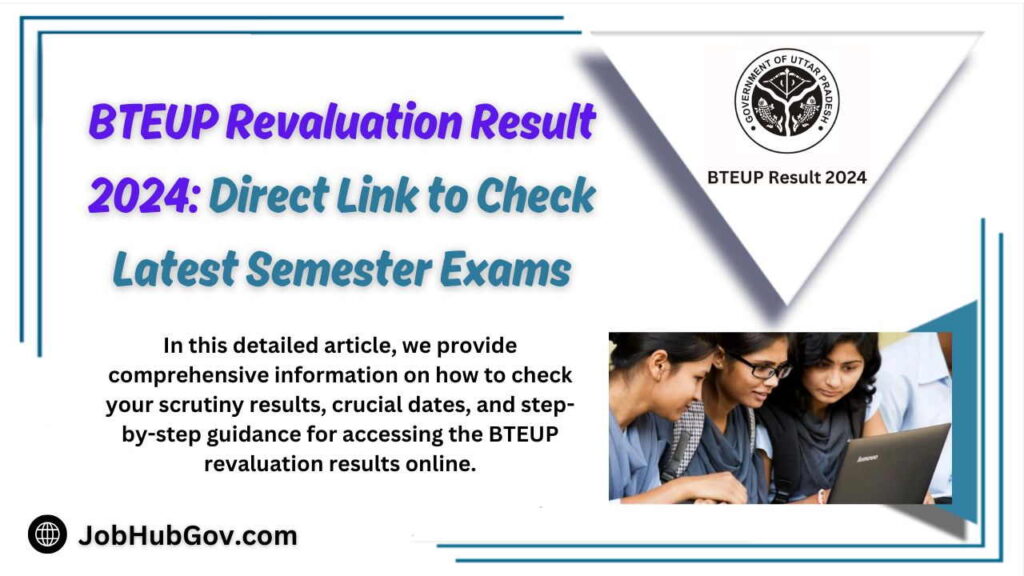 BTEUP Revaluation Result 2024