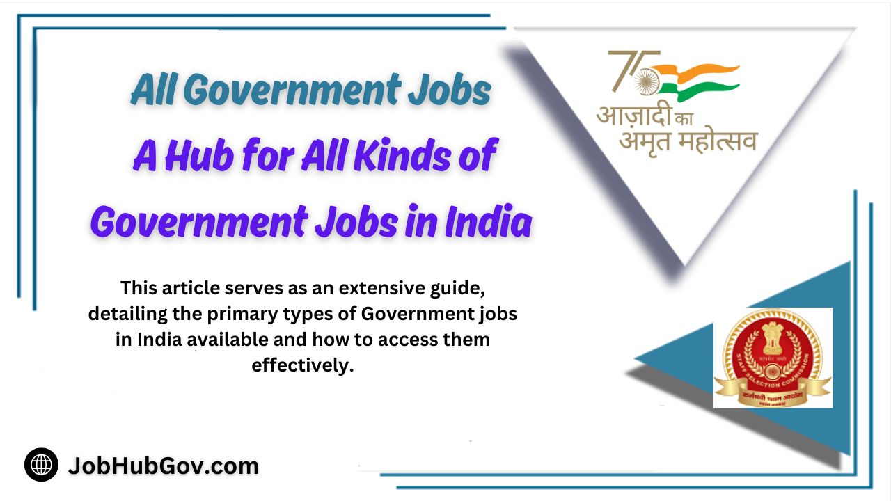 Government Jobs in India