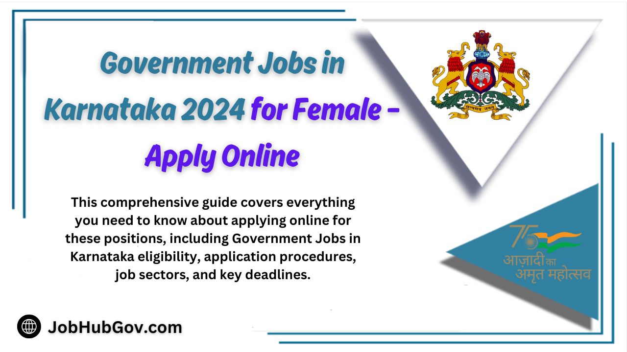 Government Jobs in Karnataka 2024