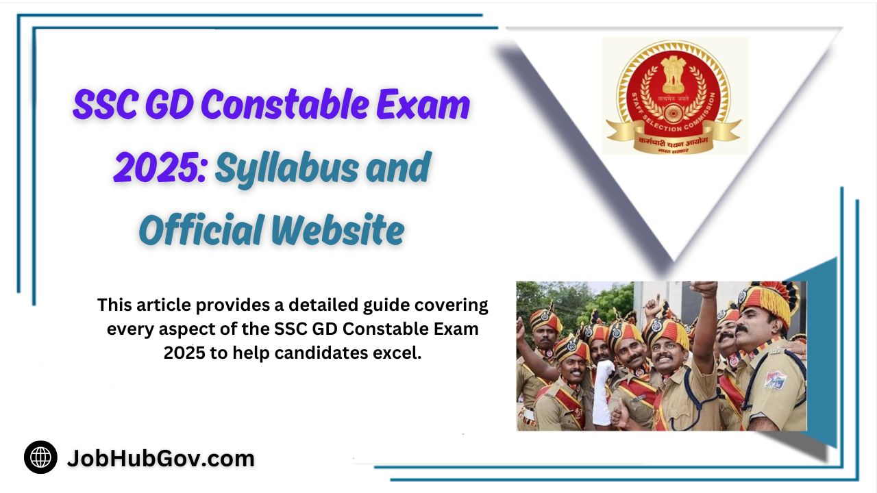 SSC GD Constable Exam 2025