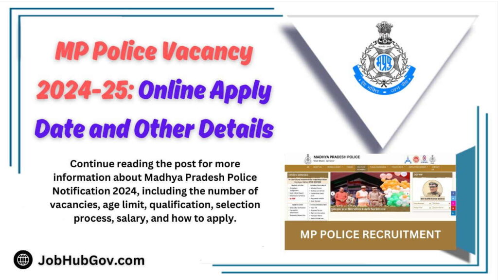 MP Police Vacancy 2024-25