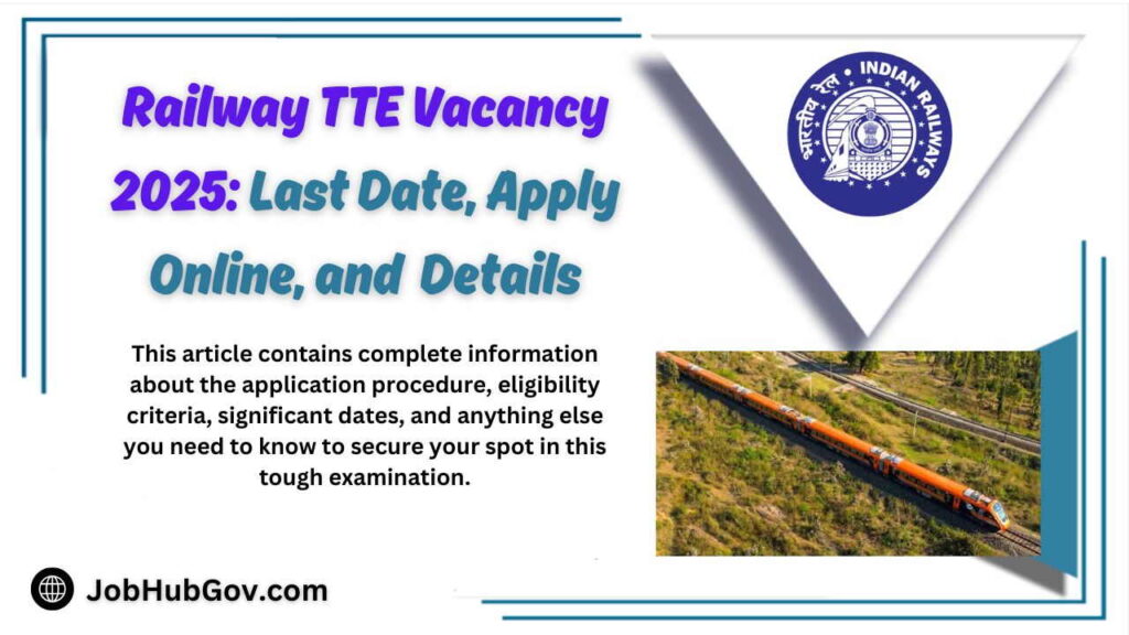 Railway TTE Vacancy 2025