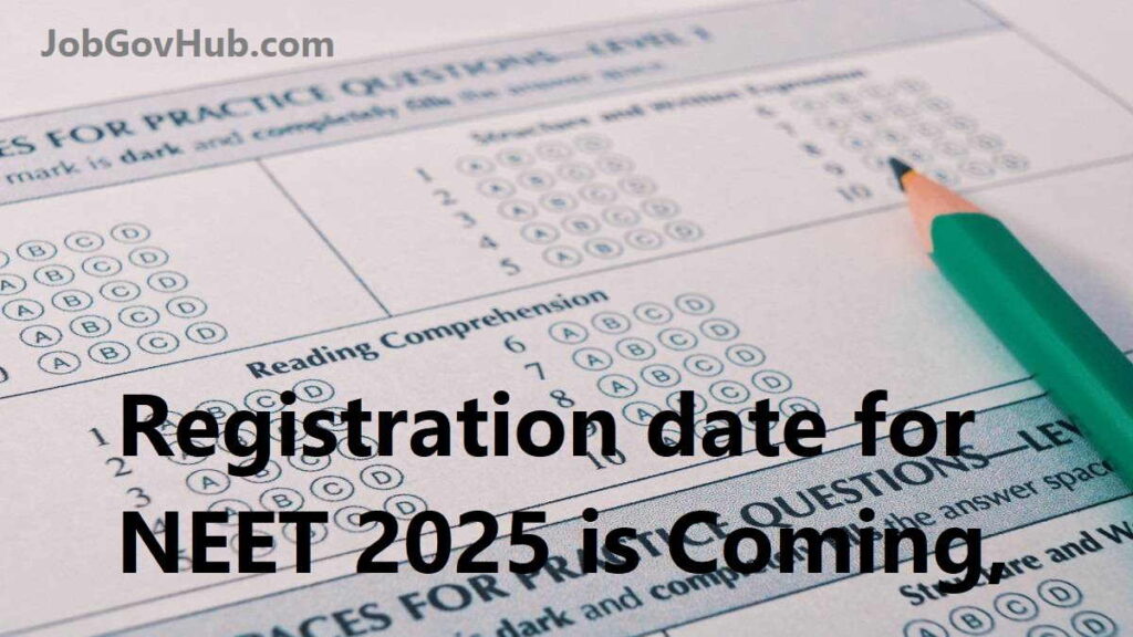 Registration date for NEET 2025