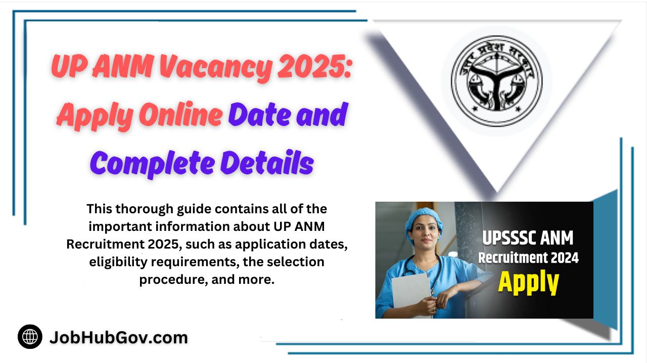 UP ANM Vacancy 2025