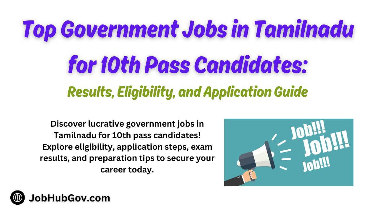 Government Jobs in Tamilnadu