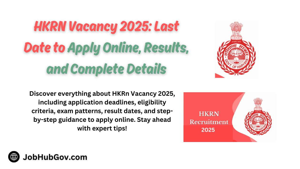 HKRN Vacancy 2025